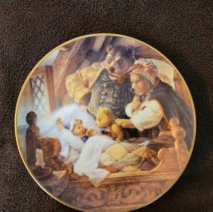 Goldilocks and the Three Bears Collector Plate